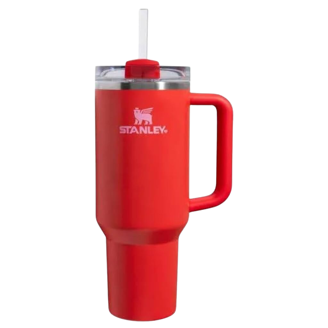 Pink Stanley 40 oz Tumbler Cup Quencher