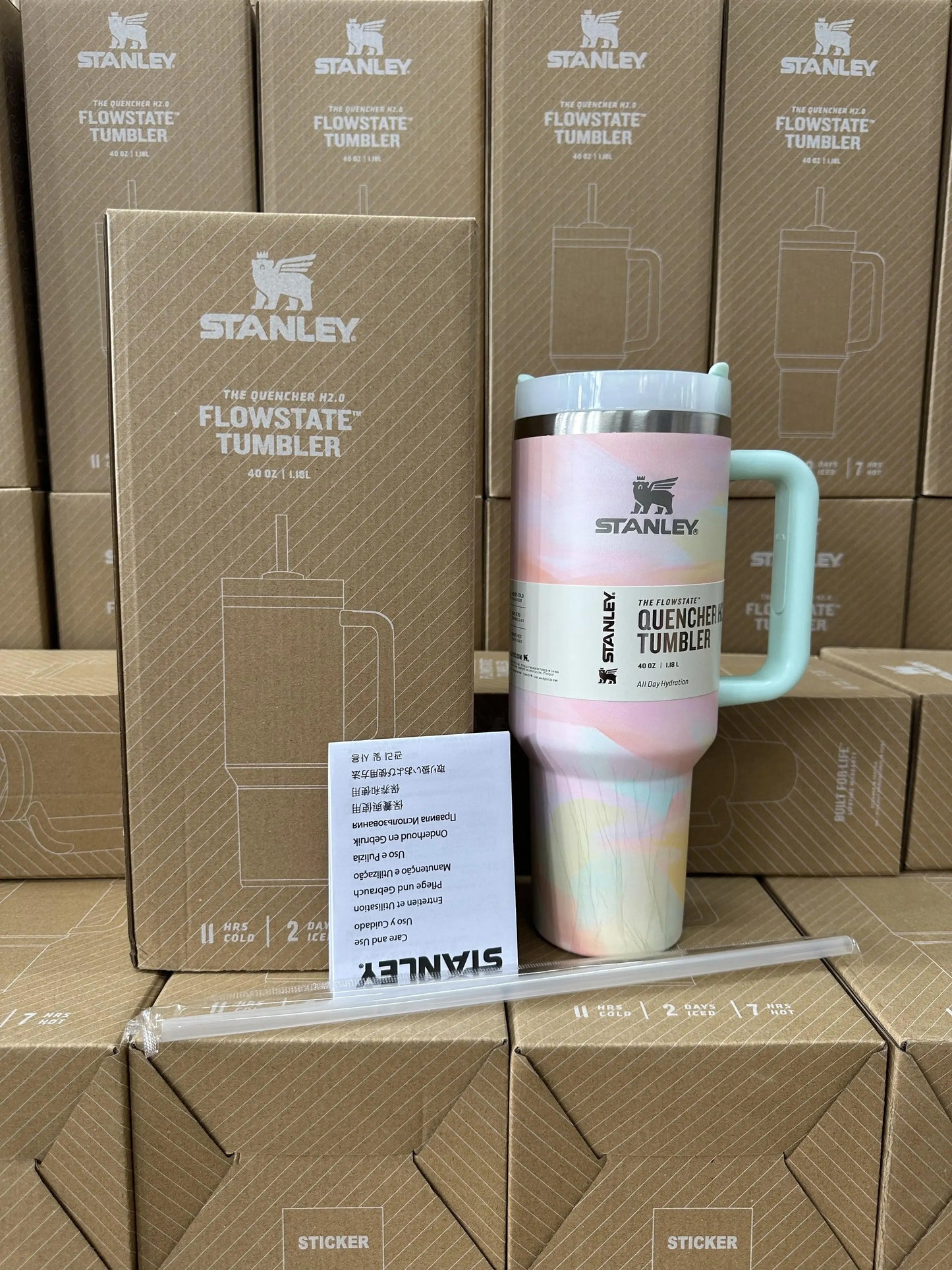 Stanley Flower quencher 40 OZ Cup Tumbler
