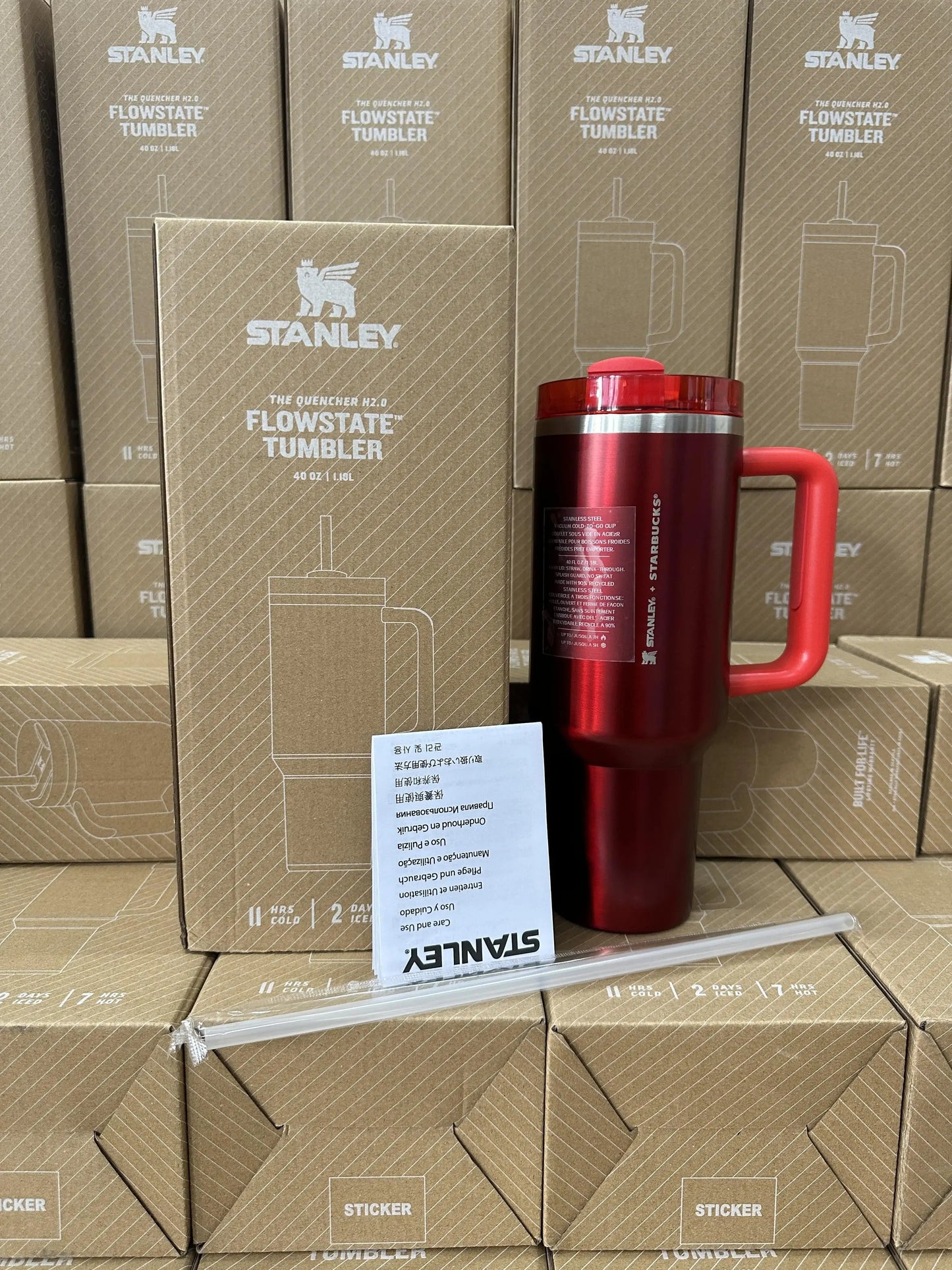 Stanley H2.0 Flower quencher 40 OZ Tumbler