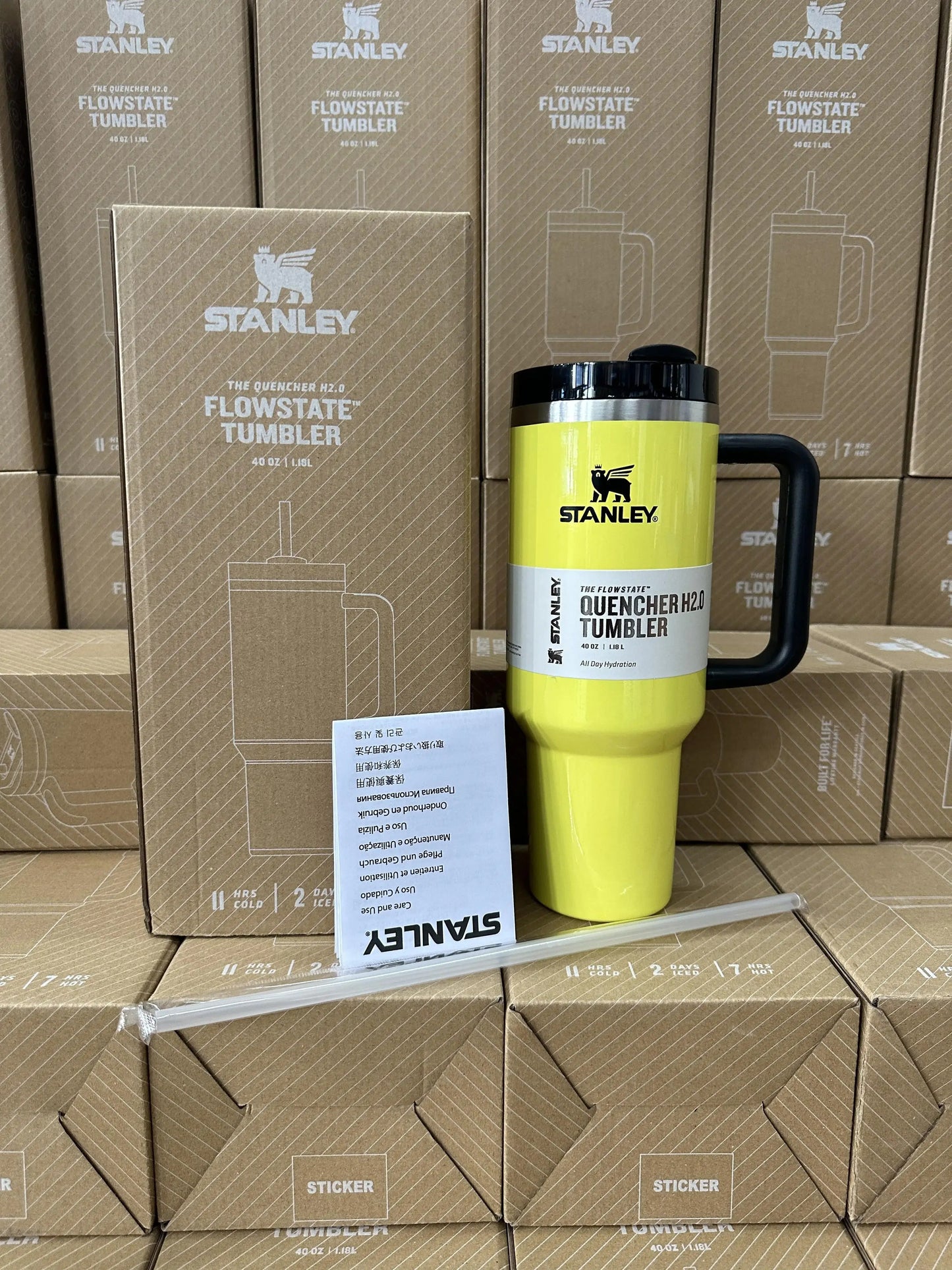 Stanley H2.0 Flower quencher 40 OZ Tumbler