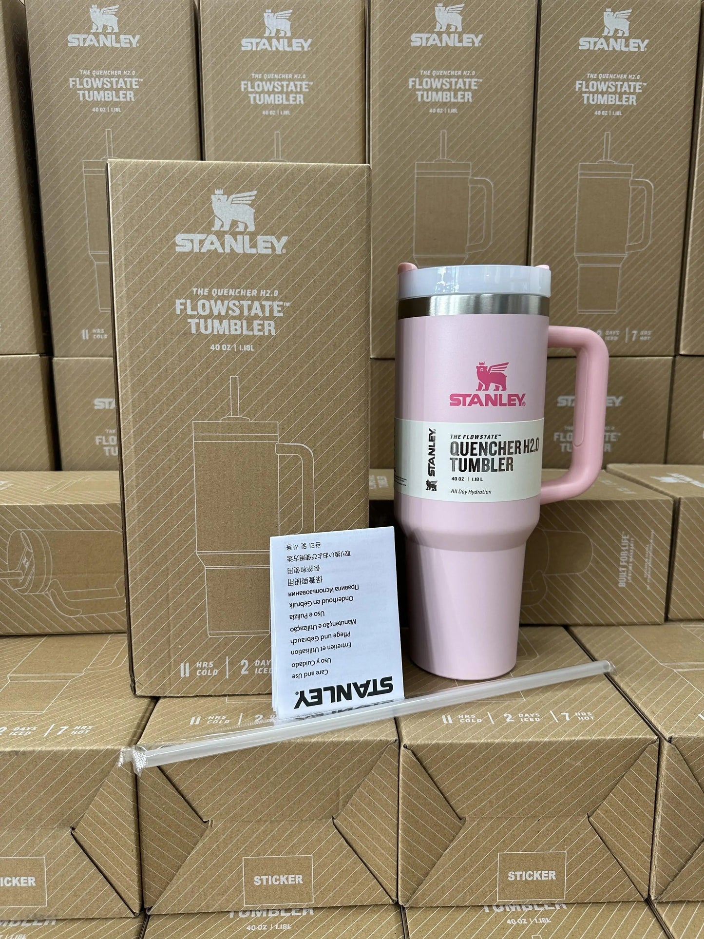 Stanley Flower quencher 40 OZ Cup Tumbler