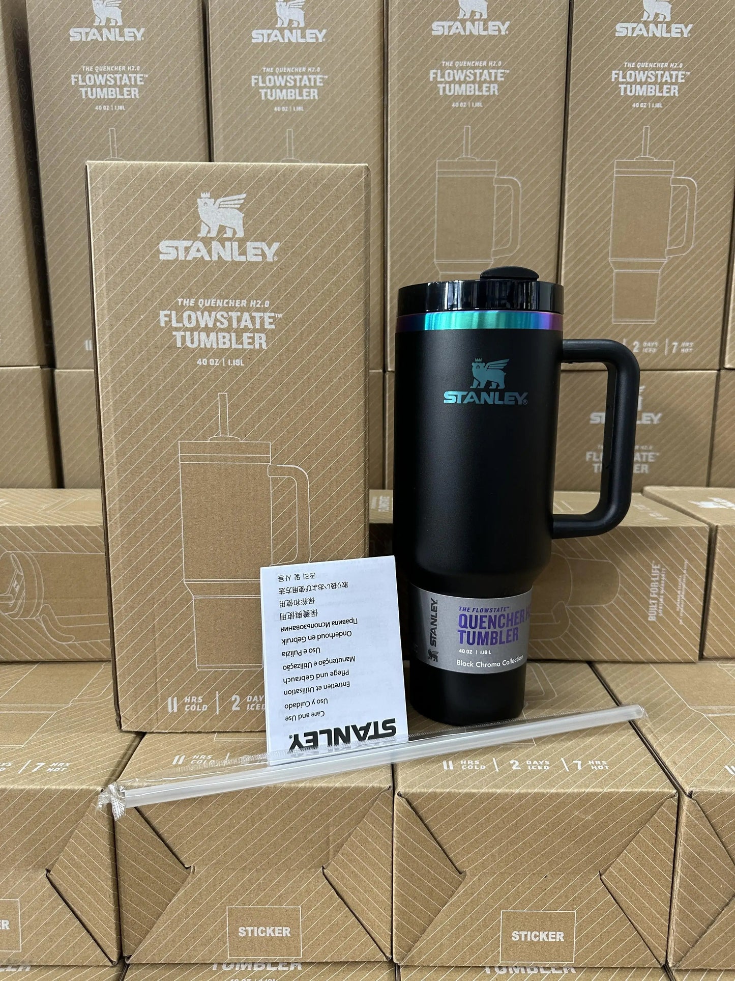 Stanley Adventure Quencher H2.0 Tumbler Black Glow