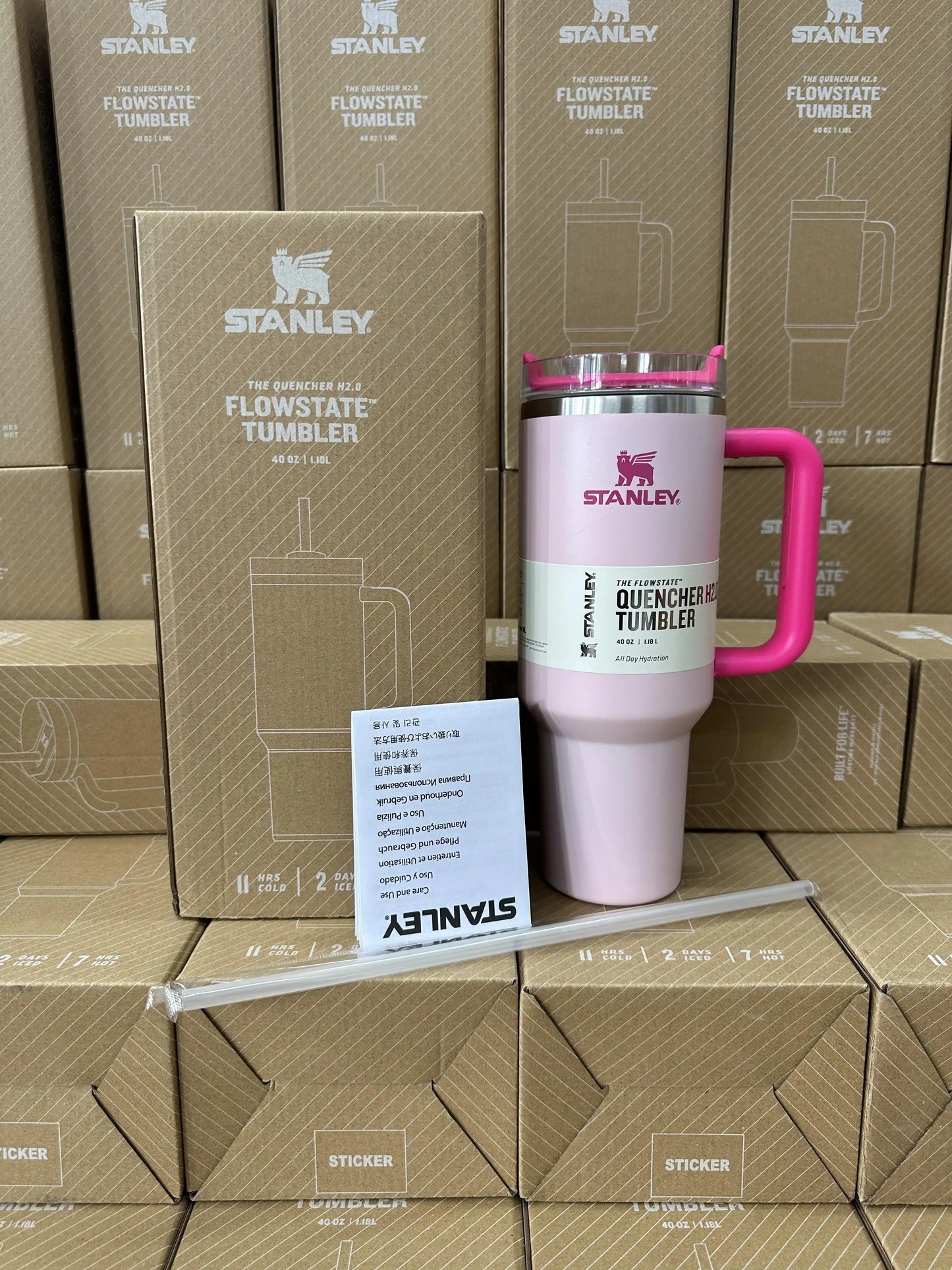 Stanley Flower quencher 40 OZ Cup Tumbler