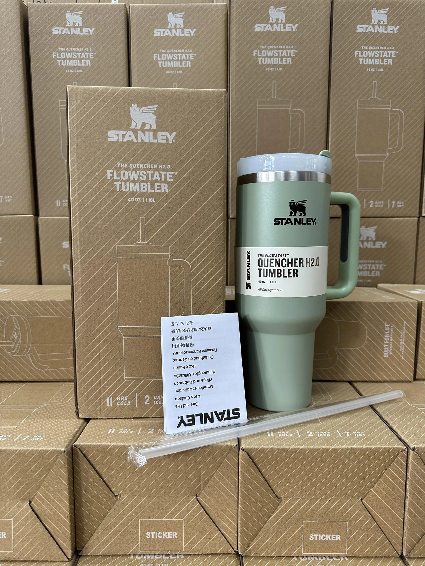 Stanley Flower quencher 40 OZ Cup Tumbler