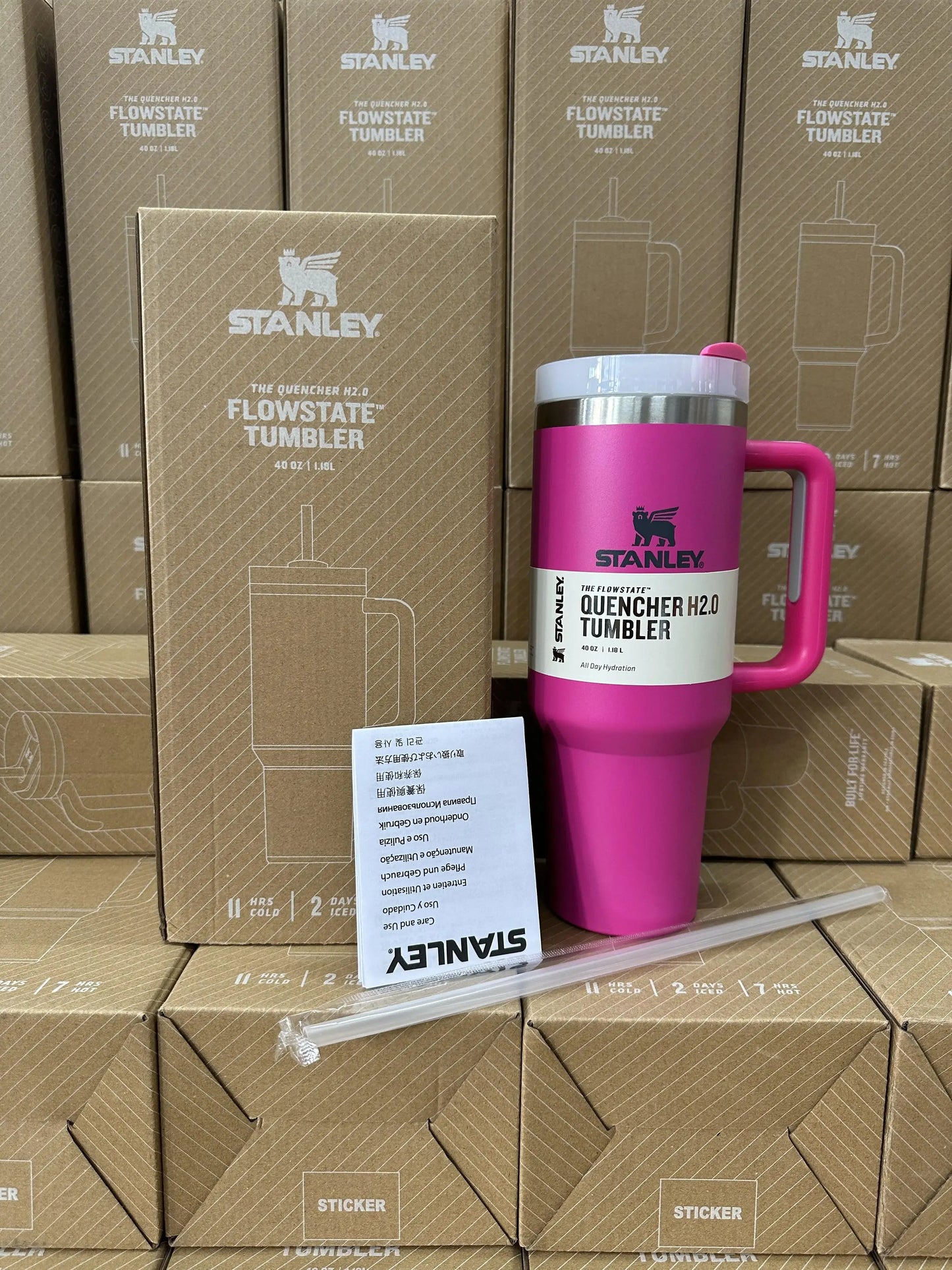 Stanley Flower quencher 40 OZ Cup Tumbler