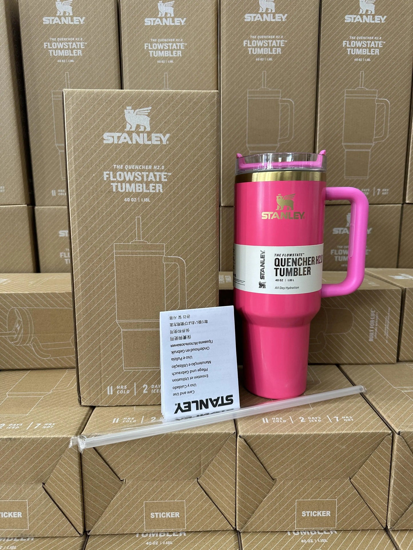 Stanley Flower quencher 40 OZ Cup Tumbler