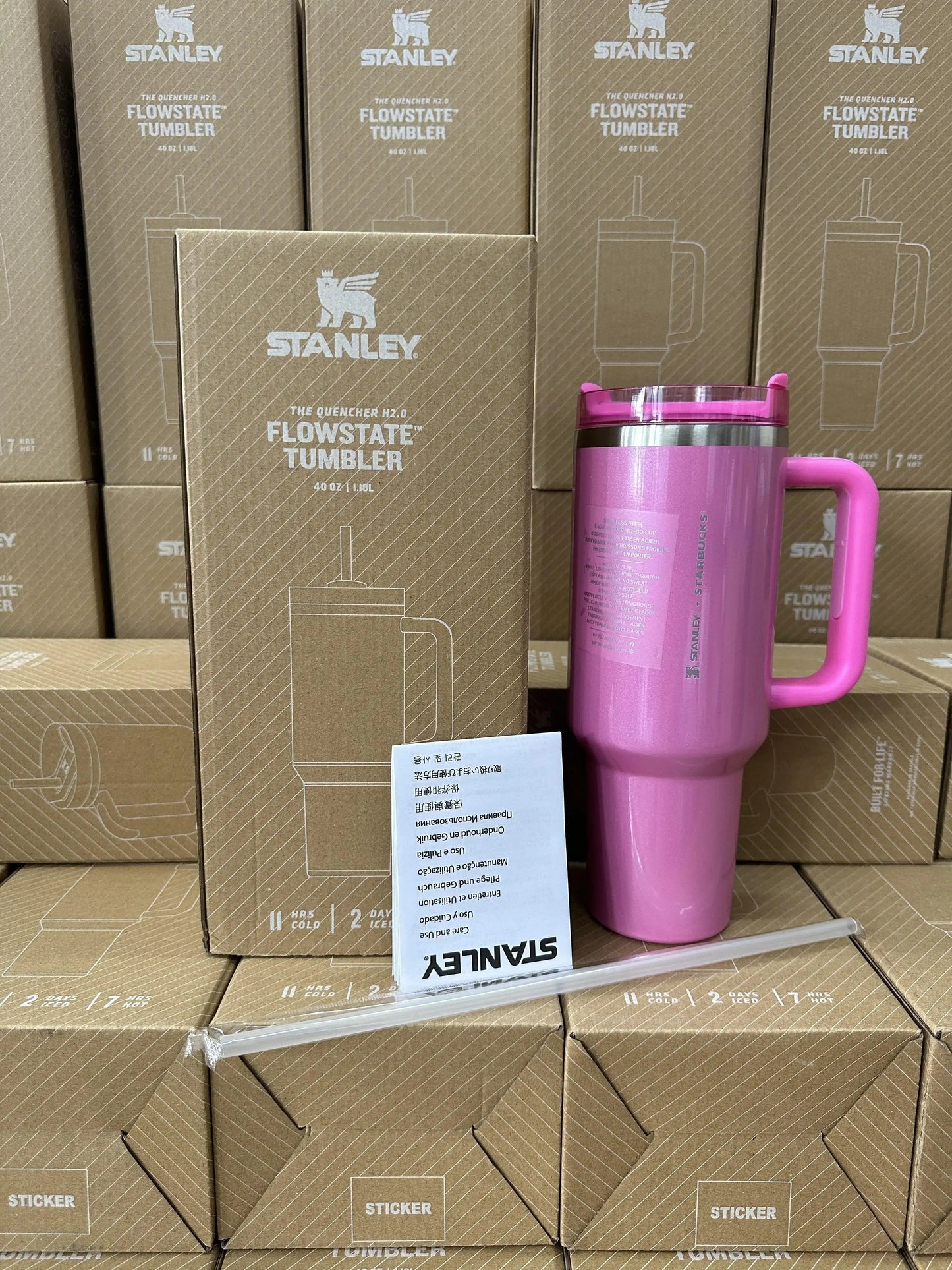 Stanley Flower quencher 40 OZ Cup Tumbler