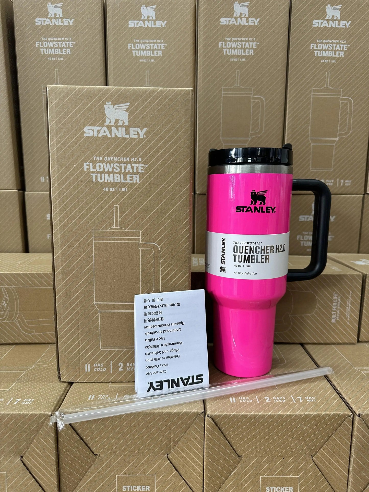 Stanley Flower quencher 40 OZ Cup Tumbler