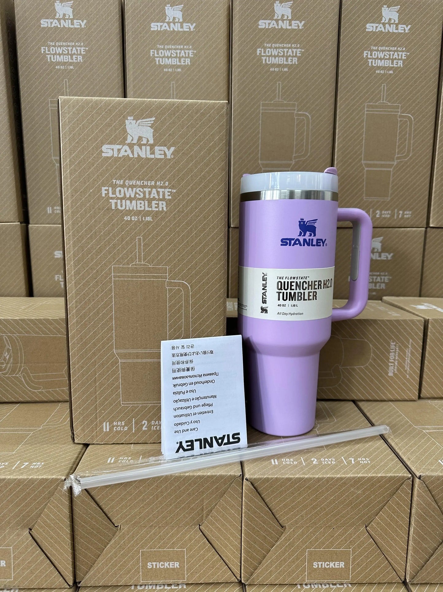 Stanley H2.0 Flower quencher 40 OZ Tumbler