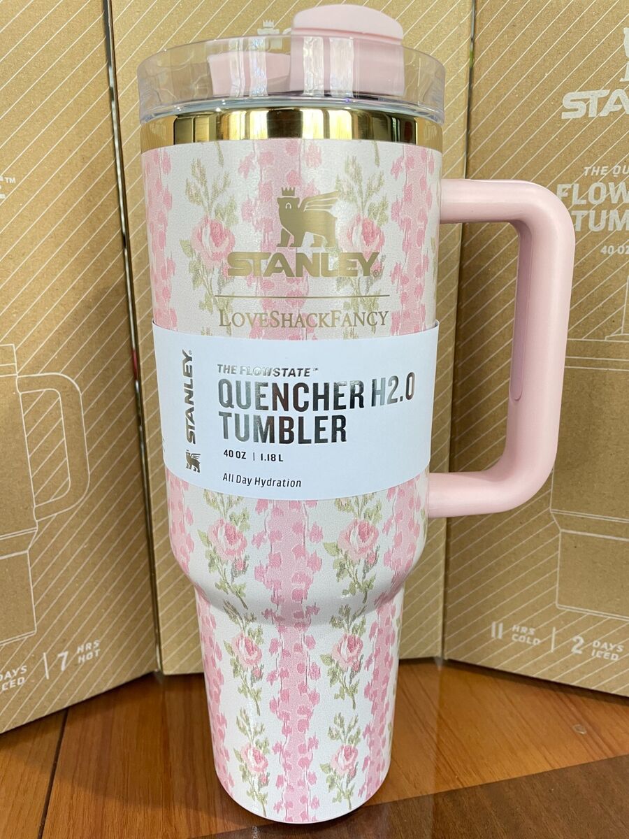 Stanley 40 Oz Tumbler Pink Engraved