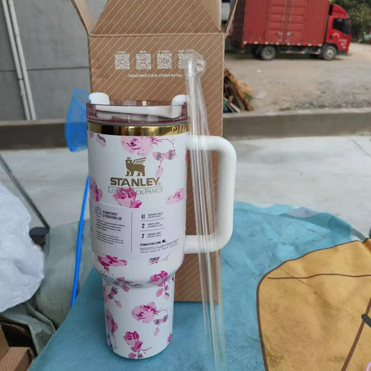 Stanley H2.0 Flower quencher 40 OZ Tumbler